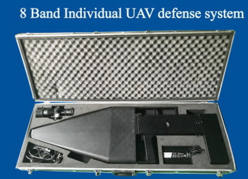 Latest company news about ระบบป้องกัน UAV 8 วง, Jammer Anti Drone แบบพกพา